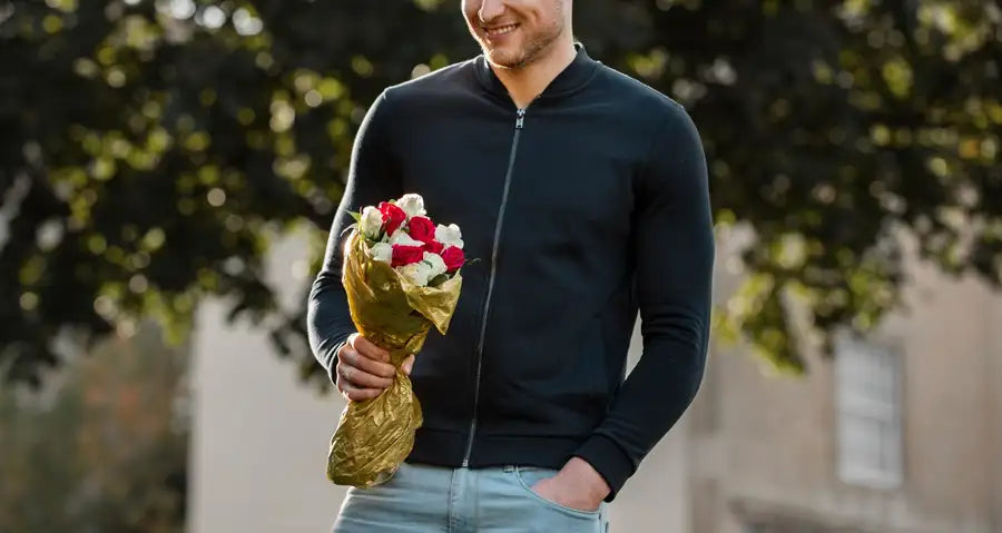 Who says men hate flowers on their anniversary?