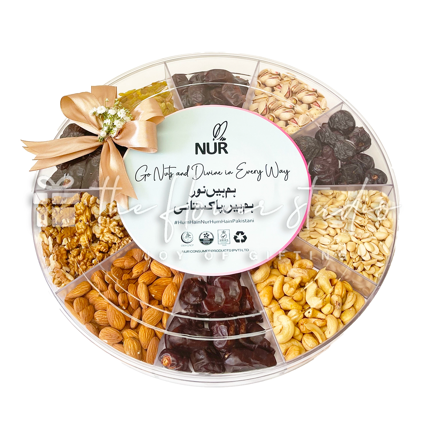 Nuts & Dates in a crystal box