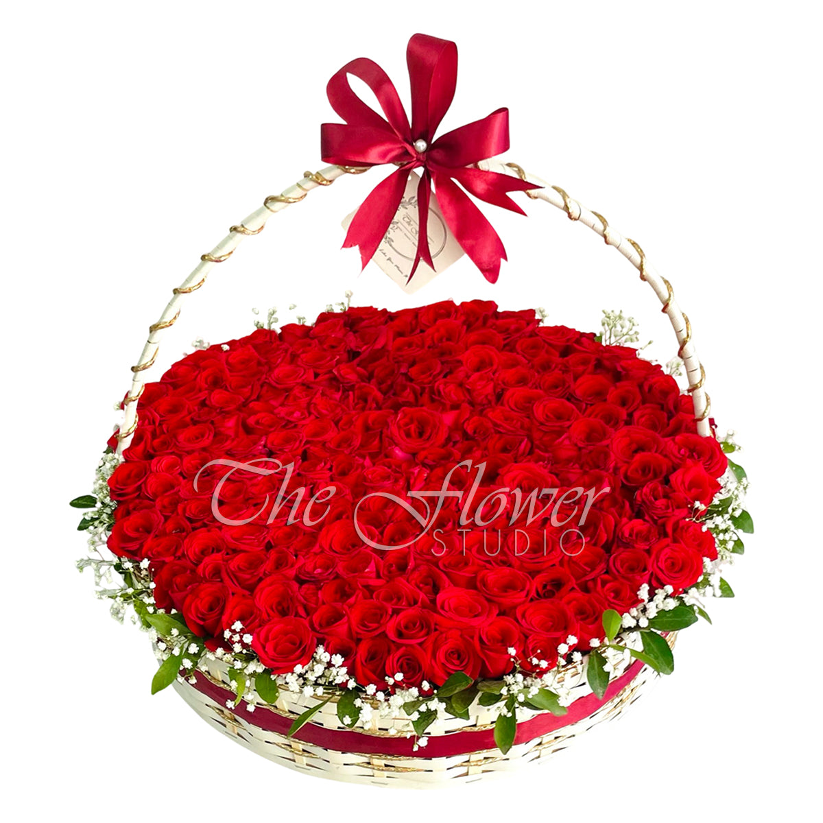 Fiery Coral Basket