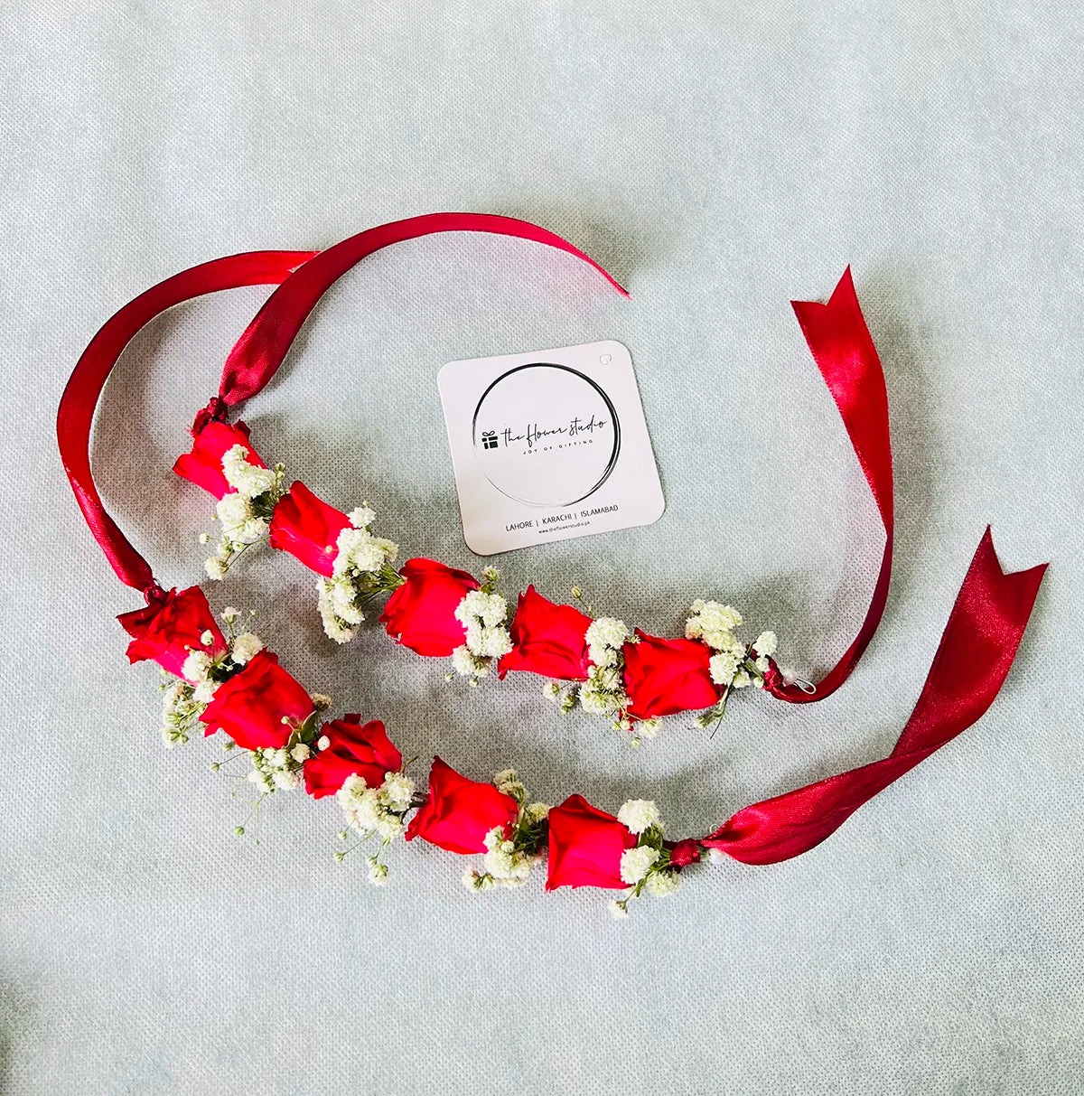 Fresh Flower Bracelet - Red Rose