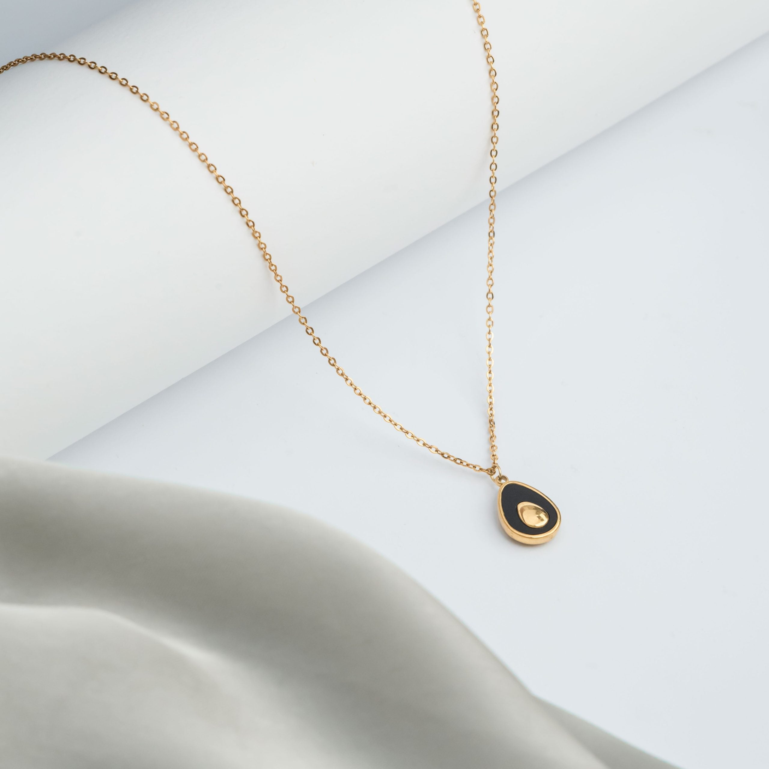 Eclipse Teardrop Necklace