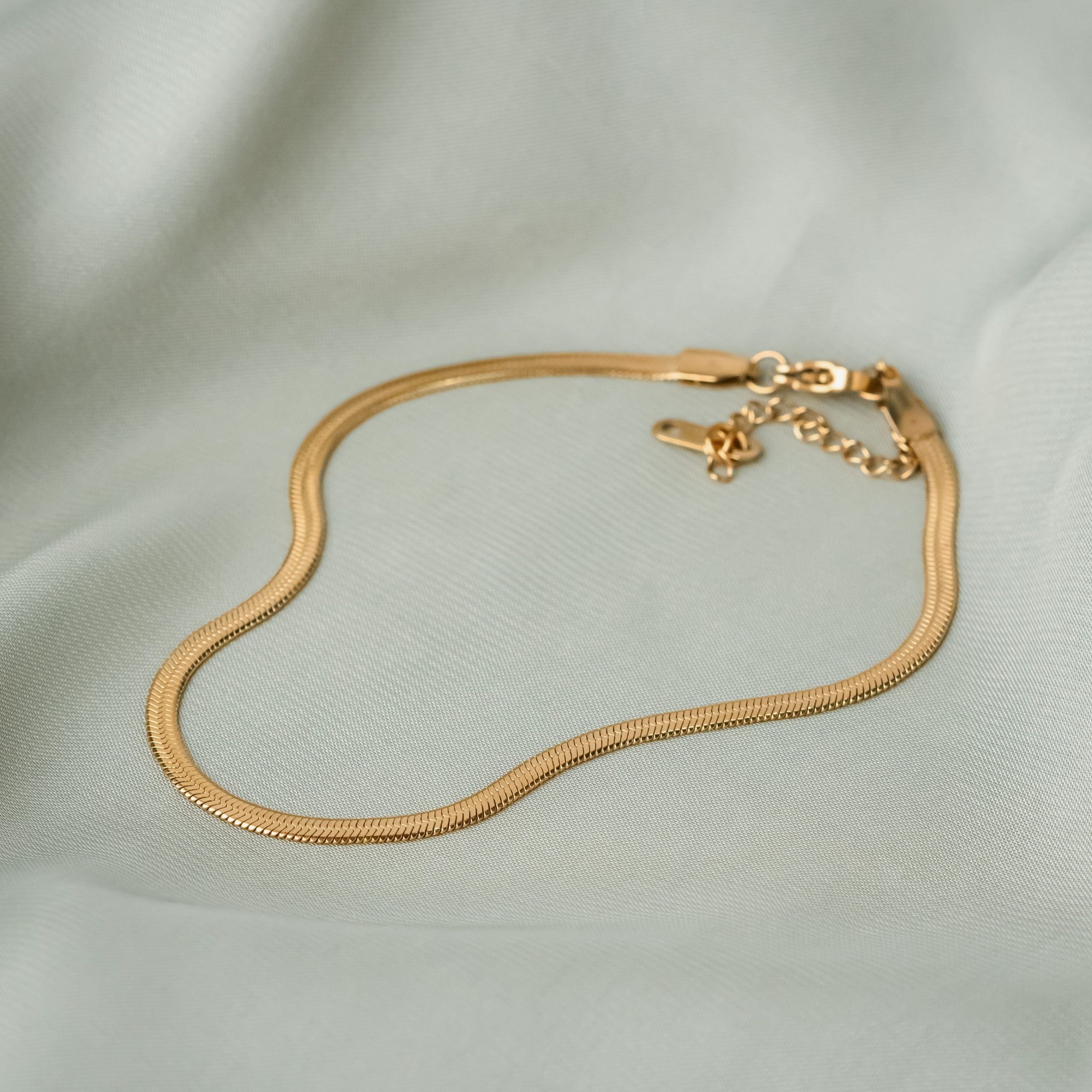 Gold Serpent Anklet