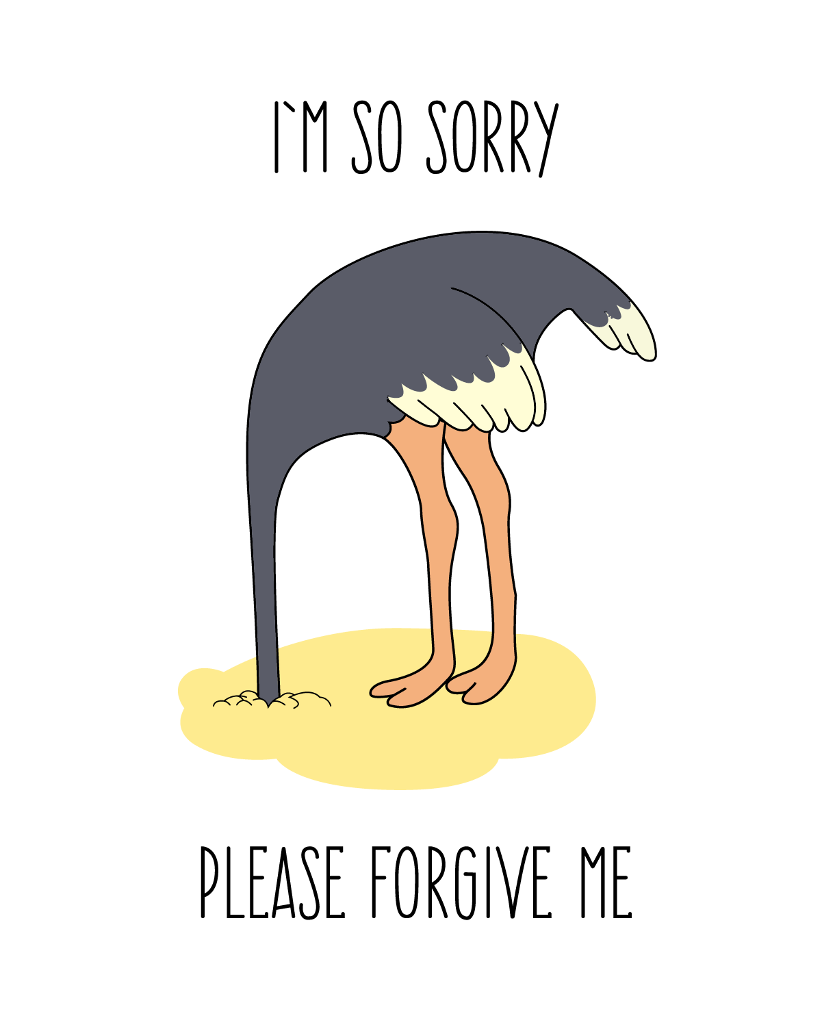 I'm So Sorry - Gift Card