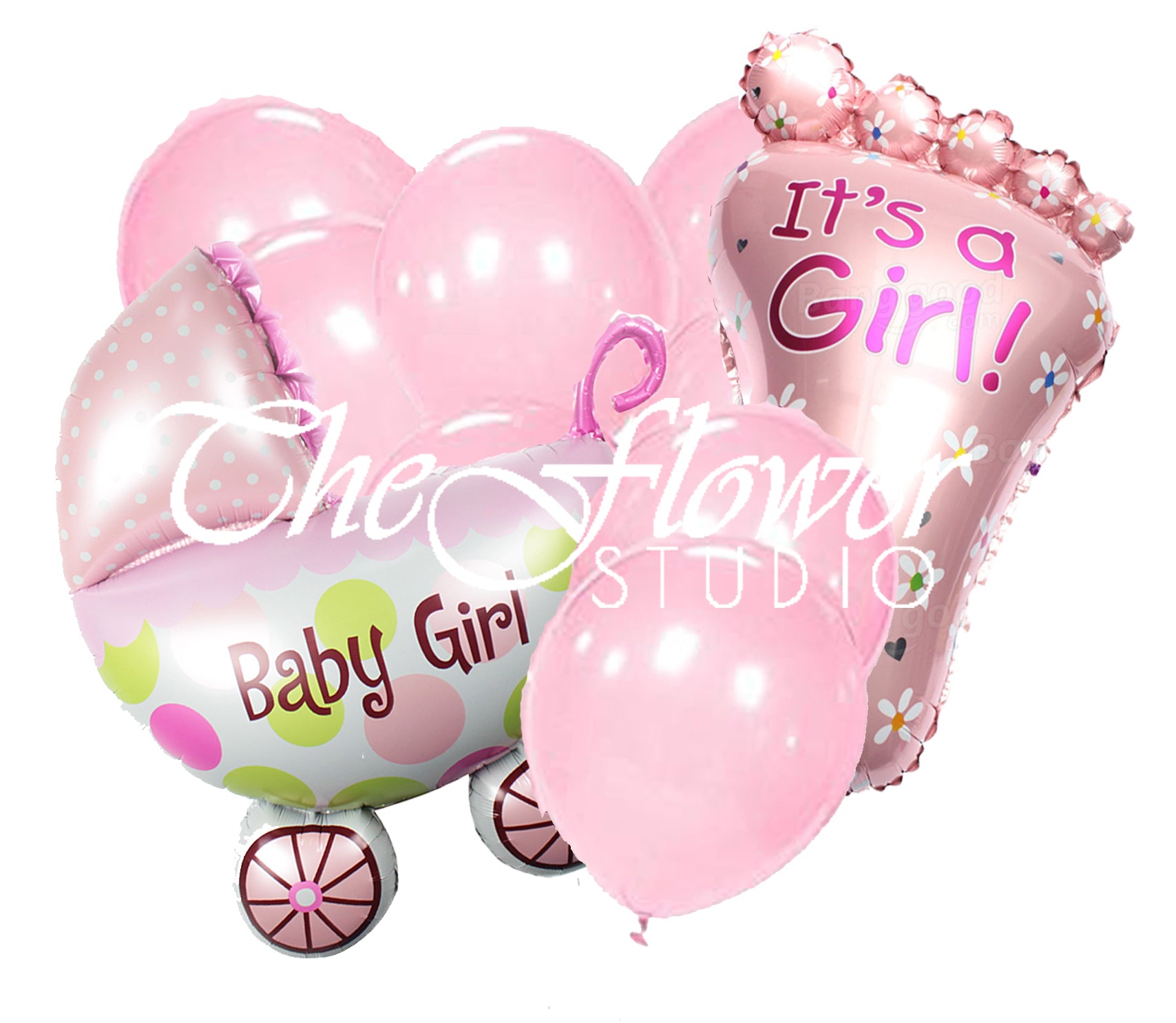 It's a Girl Balloon Bouquet