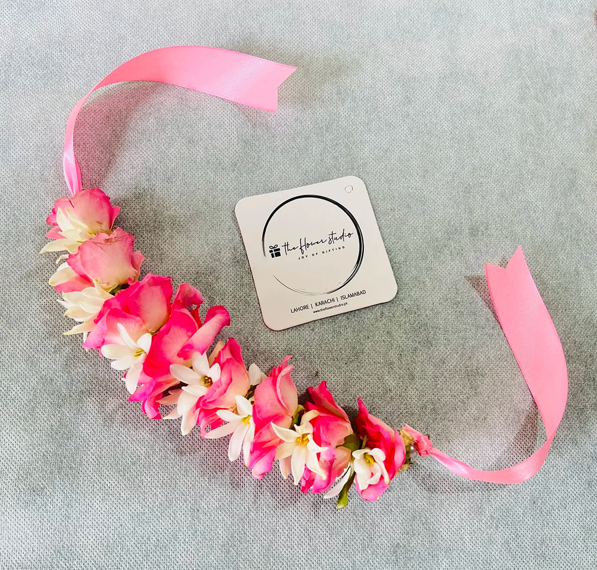 Fresh Flower Bracelet - Pink Rose