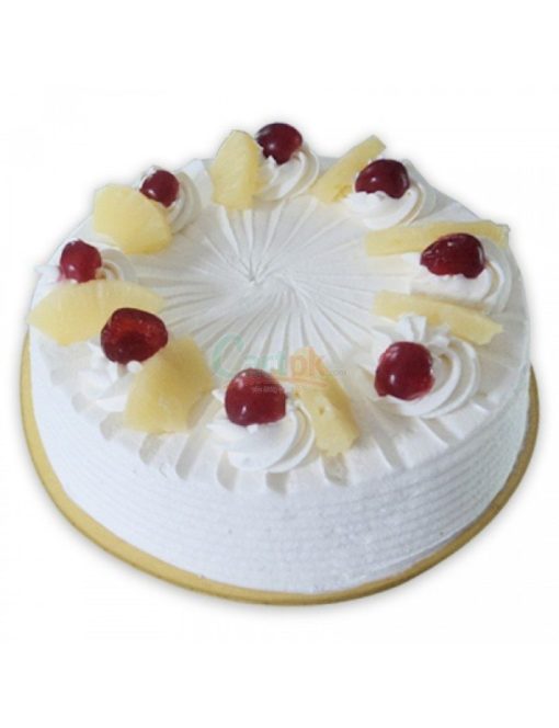Pineapple Cream Cake (1 Lb) | The Flower Studio
