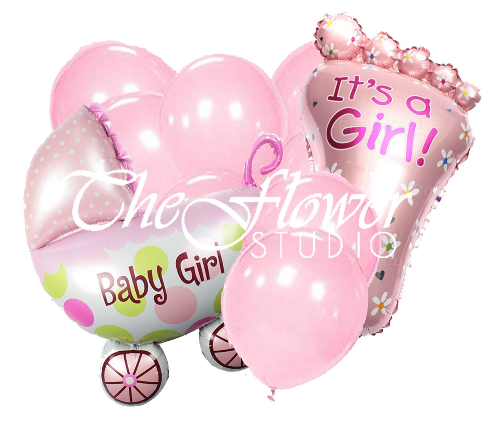 It's a Girl Balloon Bouquet The Flower Studio Pakistan