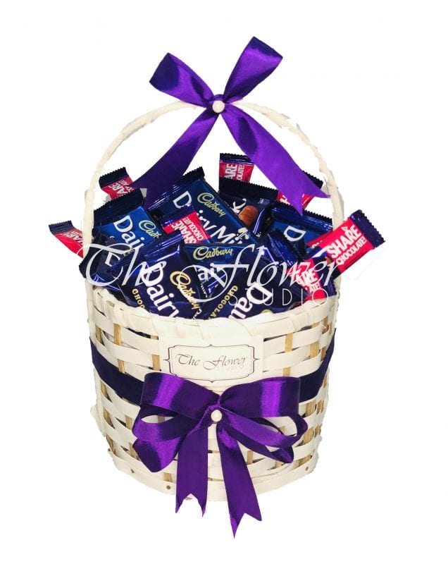 Cadbury Dairy Milk Chocolate Basket | Buy Chocolate Baskets