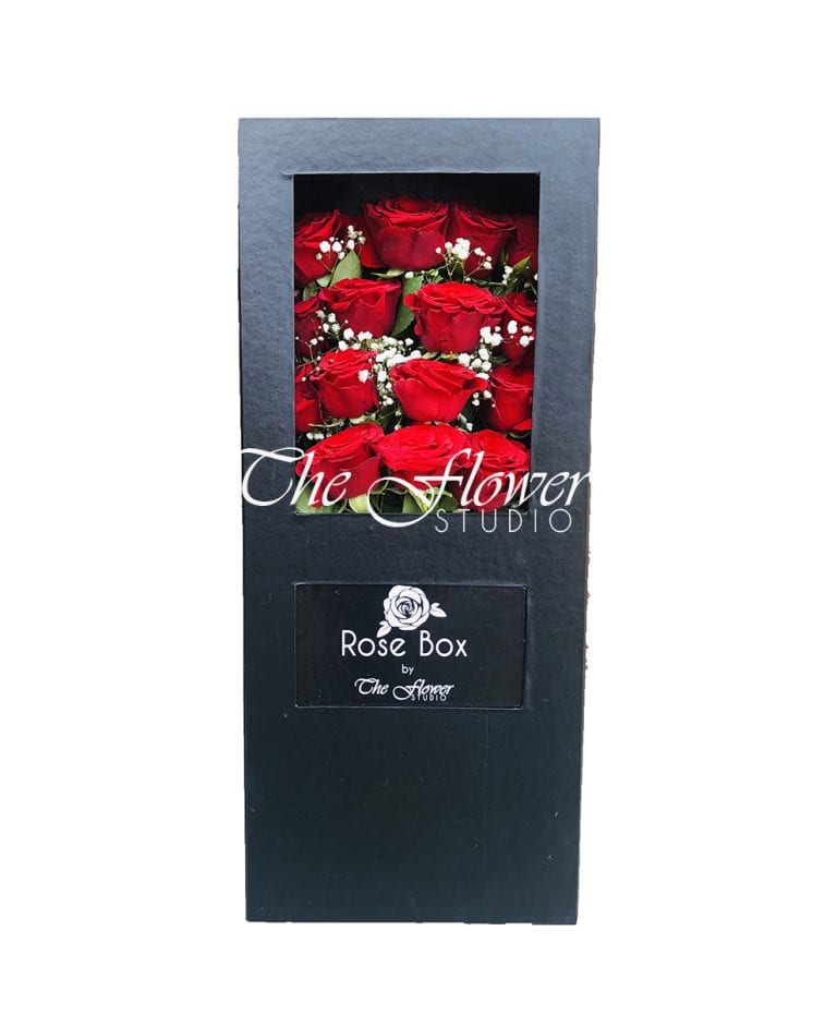 Letterbox Roses Rose Box by The Flower Studio
