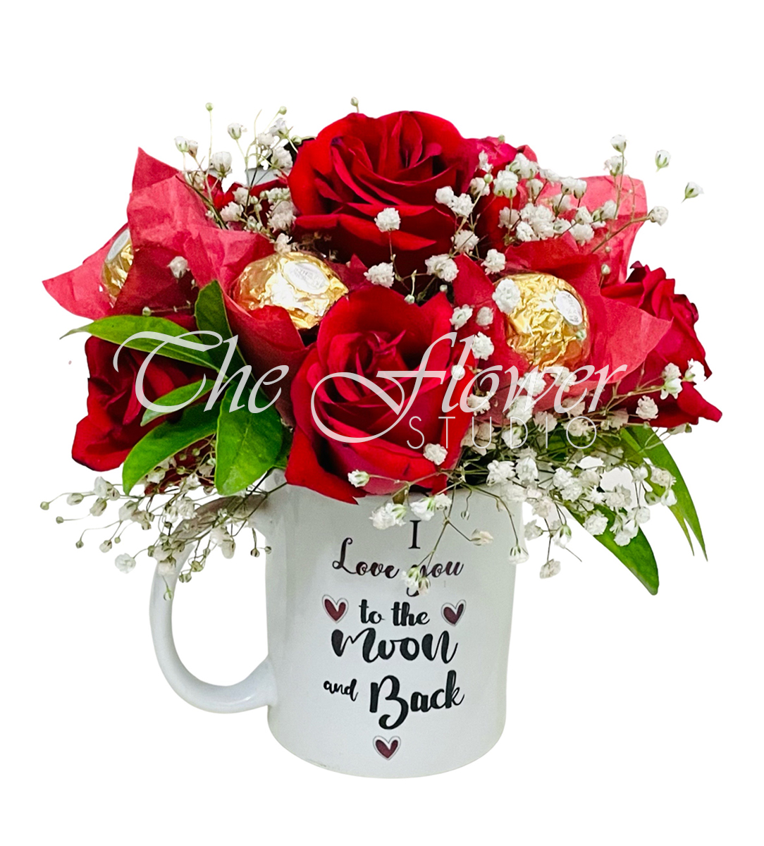 red roses mug