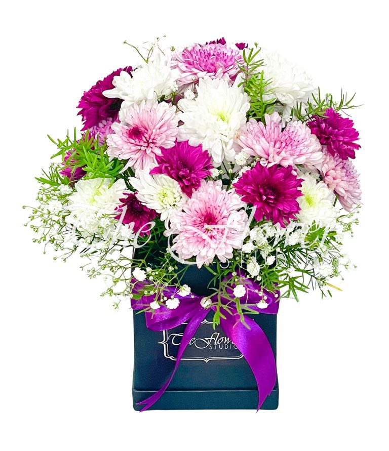 Claret Fresh Flowers Gift Box Claret fresh flowers gift box