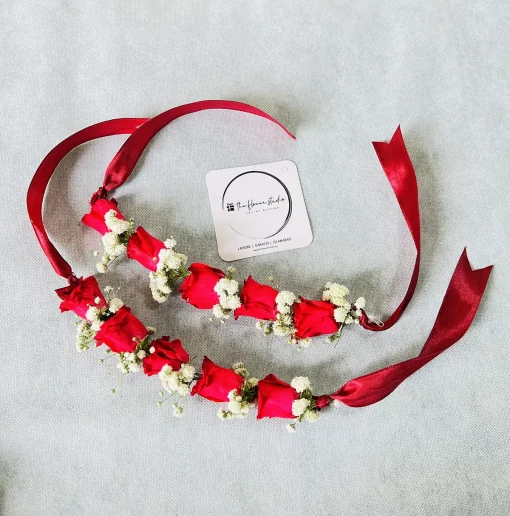 Fresh Flower Bracelet - Red Rose