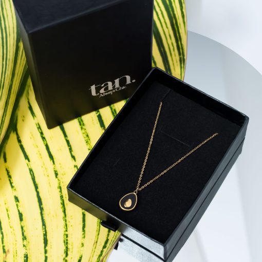 Eclipse Teardrop Necklace